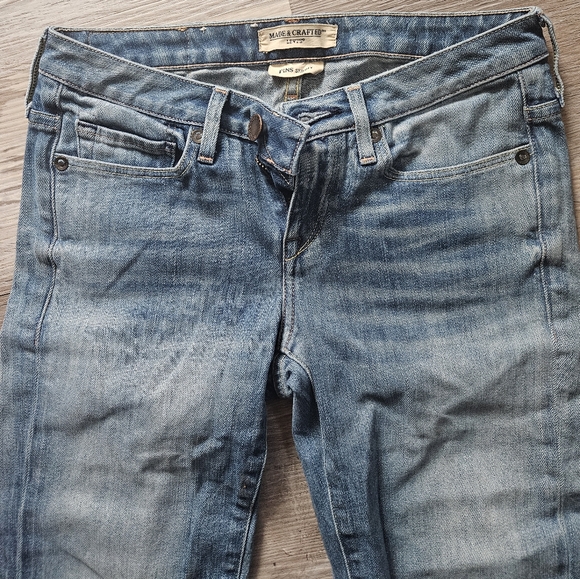 Levi's Made and Crafted Pins Skinny Jeans NWOT size 0/24 - Picture 1 of 7